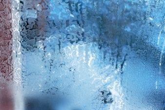 Ice Melting on a Glass Window