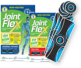 Fit® Therapy Universal Patches boxes and patches